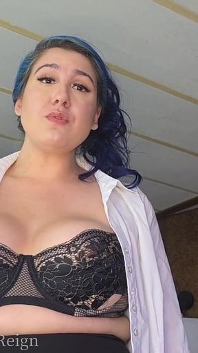 Roommate Makes You Wear Dirty Panties for Not Finishing Chores