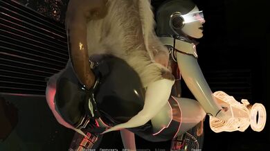 Two cocks stretch her tight holes in public while she begs for more
