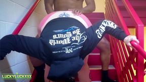 PAWG Take Stairwell Takeover