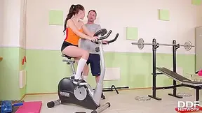 Hot, Sticky, And Sweaty: Teens 18+ Pussy Banged In The Gym - Sasha Rose