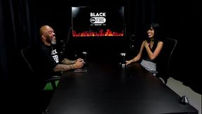 She got tense during the gang bang &mdash;  she likes to have sex all the time &mdash;  sometimes she can't cum &mdash;  and whoever sucks sits or passes by    - Juh Jackson (WATCH ON: SHEER/RED)