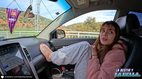 My Friend Loves My Feet and I Make Him a Nice Handjob with My Feet and I Turn My Wet Pussy on Him Ho