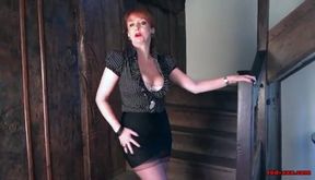 Seductive British Redhead Enjoys a Steamy Solo Session with Toys and Heels