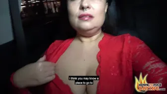 Horny MILF Liz De Lane Sucks Cock and Gets Fucked Outdoors