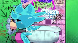 Slime Gets used Hard at Gloryhole