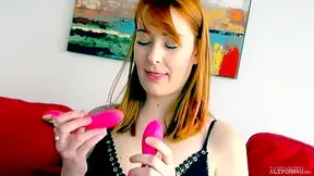 Denise Martin And Favorite In Redhead Damsel Plays With Her Sex Toy