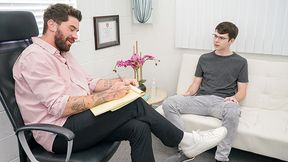 Insane Youngster Patient Dakota Lovell Admits His Moist Fantasies To Furry Boy Therapist Chris Damned - Treatment Weenie