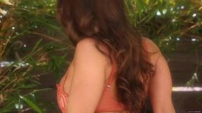 Glamour model Abigail Mac teasing