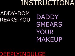 SMEARING YOUR MAKE UP INSTRUCTIONAL ASMR TO MAKE YOU A WEAK NEEDY PRINCESS
