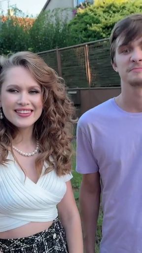 HUNT4K. Naughty girl is showing her natural tits on the street and cheating on her BF   Clip 1