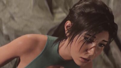 Lara's tight holes take on monstrous cocks and become their own sex toys