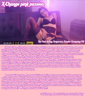 Asian porn star gets passionate in a captioned video