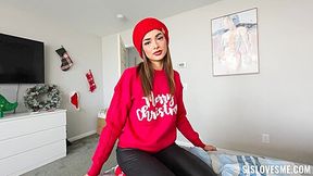 My Little Stepsis Christmas Creampie! - Nikki Nicole