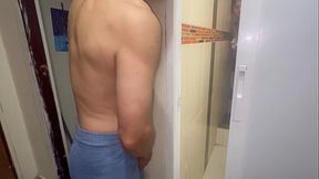 Daddy secretly spies on me when I bathe.