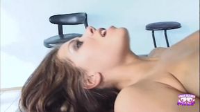 A Horny Redhead Vixen with Huge Fake Tits Fuck a Guy on a Pool Table.