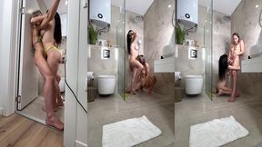 lesbian naughty shower