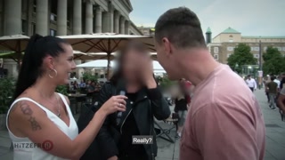 HITZEFREI Hot brunette Holly Banks picked up for a one night stand