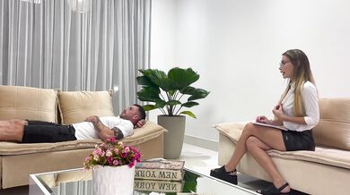 Psychologist tests sperm of impotent patient. First Session