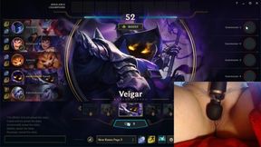 Omg! Playing With My Vibrator On The Highest Setting! League Of Legends #9 Luna - Gamer Girl