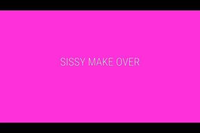 Sissy slut Transformation Make up tutorial. Let's get ger ready to suck!!