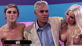 mia mae s holes pounded ruthlessly by britney amber and porno dan!