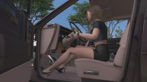 1986 Buick Century Cranking Template: Teah in Slingback Pumps 1080p