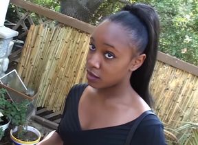 Black Slut Screams on Black Monster Cock