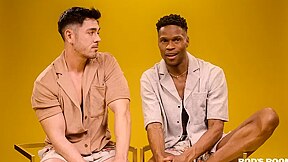 Interracial Heat With Dark Hair - Isaiah Taye And Nico Coopa