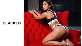 Thrusting big black cock into May Thai man makes her moan