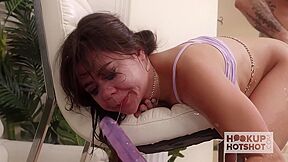 Shy Teen 18+ Girl Brianna Arson Meets Up For Sloppy Sex!