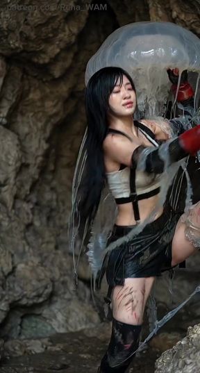 Electric slime covers tentacle action in this bizarre clip.