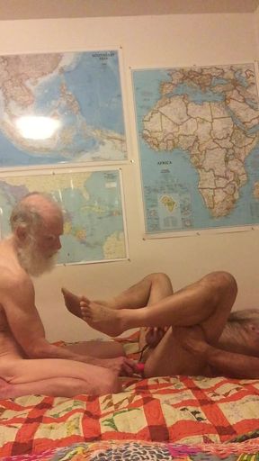 Cumming between his legs