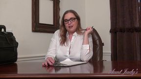Auntjudys - Busty MILF Denise Is Your Sexy Travel Agent