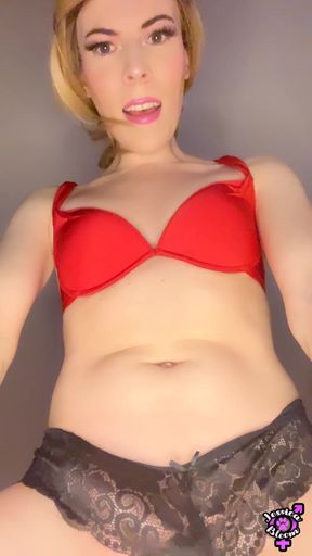 Trans Demon Punishes You with Her Huge Dick and Massive Load of Hot Cum