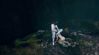 3D big boobs slut cosplay whore cheating with stranger in public