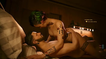 Cyberpunk 2077 Porn - Judy Alvarez rides V&#039_s dick (Soundless)