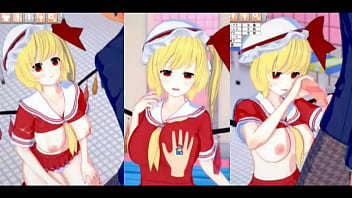 【エロゲーコイカツ！】東方 フランドール・スカーレットにおっぱい揉みまくりH！3DCG巨乳アニメ動画(東方プロジェクト)【ヘンタイゲーム】