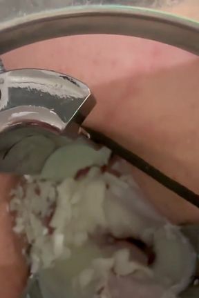 Pouring Hot Candle Wax Into Ass