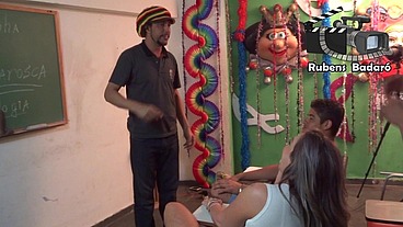 Aula de sexo oral com a Alessandra Maia. Dhones Portella Productions Rubens Badaro Mr Rola Ator