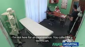 HotHospital Technician paid with blowjob