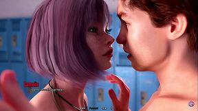 Watching My Teacher's Big Ass at the Class - 3D Hentai Animated Porn - Life in Santa