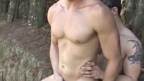 While out in the field on a training exercise, Commander Tito spots a hole in Private Vidal's shirt. The troop is ordered to do pushups for punishment, giving Tito the opportunity to check out his Latin ass.