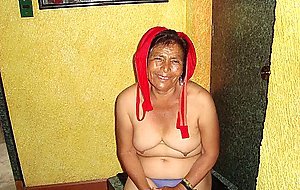 HelloGrannY Latina Moms All Naked and All Stripped