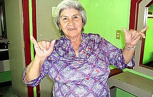 HelloGrannY Latina Moms All Naked and All Stripped