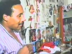 A Trashy Blonde Sucks Some Black Dick