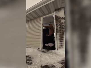 Showing Off for the Neighbors Outdoors