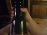 Fucking my cock with pocket pussy