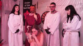 ”Submissive rides doms dick in reverse cowgirl”