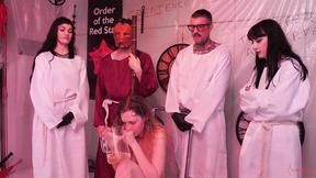 ”Submissive rides doms dick in reverse cowgirl”