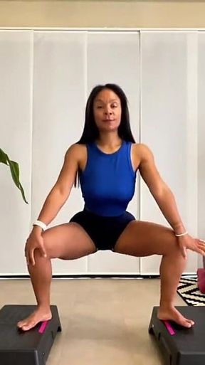 Sumo Squat in Your Face While You Jerk off